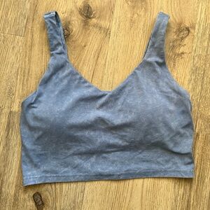 Aerie offline Blue cropped tank